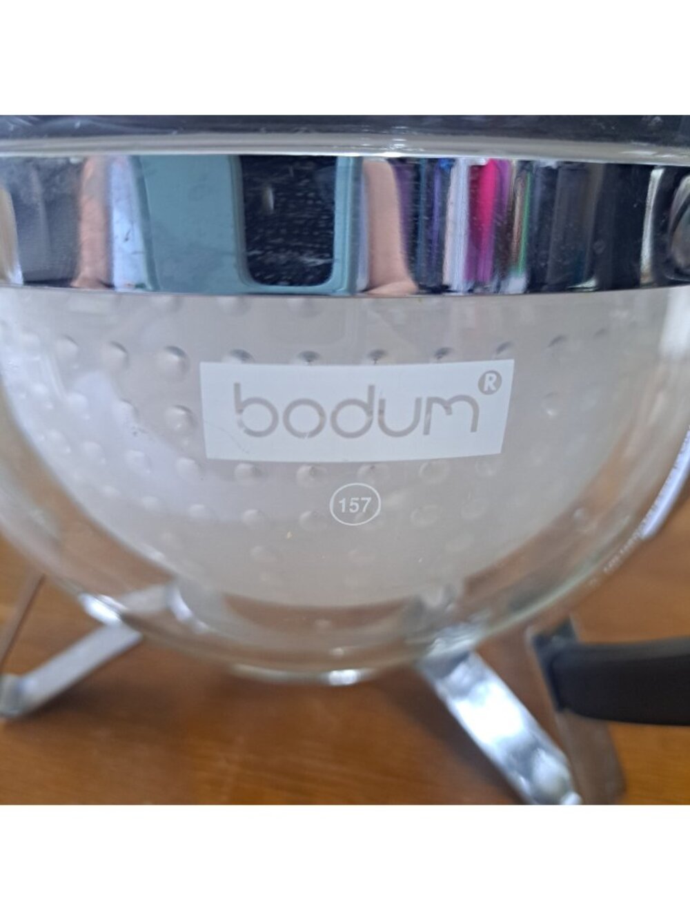 Bodum Chambord 4 Cup Glass Tea Teapot with Infuser Switzerland